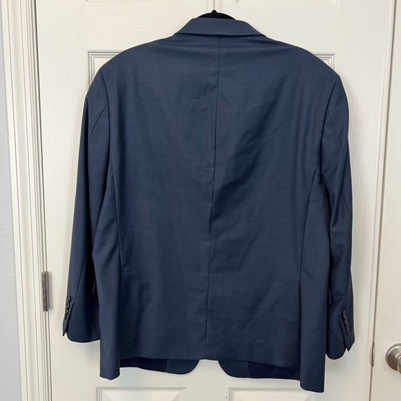 Tommy Hilfiger Mens Wool Blend Navy Preppy Blazer Sports Jacket Size 44S - Picture 6 of 6